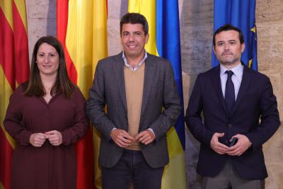 Carlos Mazón se reúne con los representantes de VOX dentro de la ronda de diálogo con los grupos parlamentarios